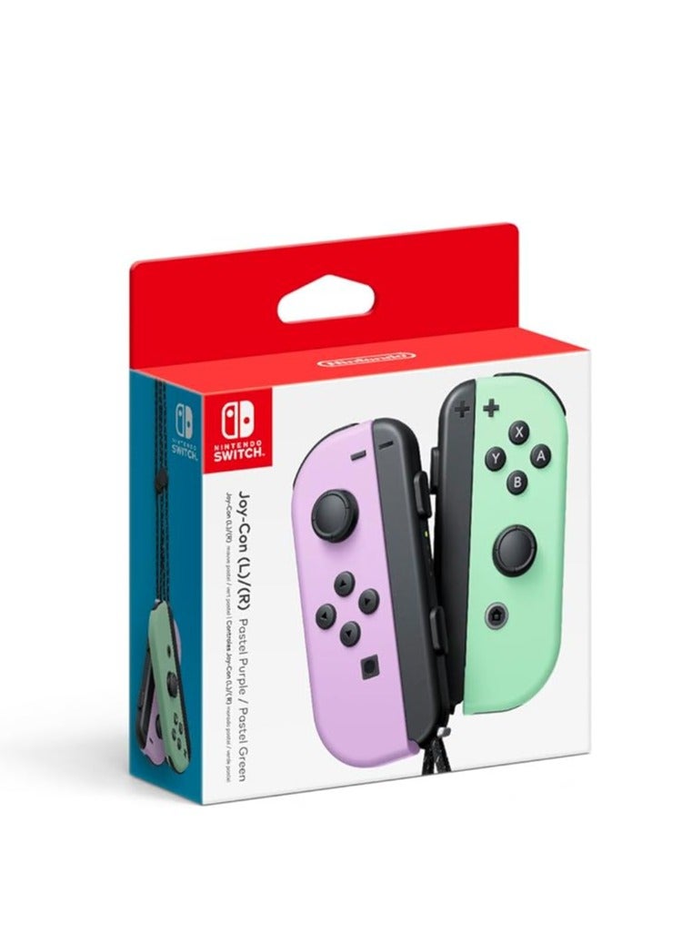 عام جهاز التحكم بواسطة اليدوي Joy-Con من نينتندو سويتش، جهازي تحكم (يسار/يمين)، عصا تحكم الألعاب (بنفسجي/أزرق) - Image 1