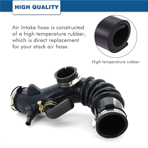 A ABIGAIL Air Intake Hose Compatible with Toyota Camry 1997-1999 Toyota Solara 1999 L4 2.2L Naturally Aspirated - Intake Filter Tube Replaces # 17881-03120, 17881-03121, 696-706 - Air Intake Duct Tube Boot - Image 3