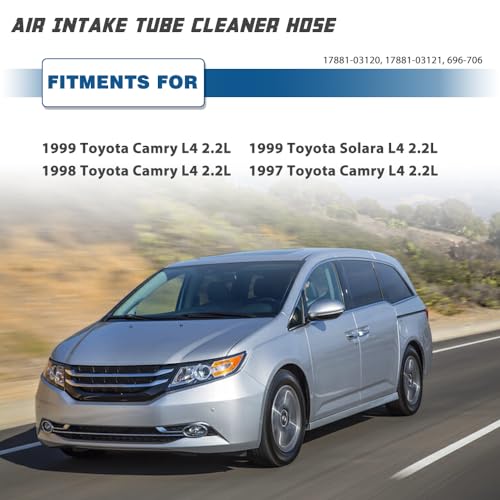 A ABIGAIL Air Intake Hose Compatible with Toyota Camry 1997-1999 Toyota Solara 1999 L4 2.2L Naturally Aspirated - Intake Filter Tube Replaces # 17881-03120, 17881-03121, 696-706 - Air Intake Duct Tube Boot - Image 5