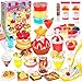 Alritz Making Miniature Food Toys Set Mini Desserts Drinks Maker Craft Kit DIY Simulated Strawberry Cake Pretend Play Food Set for Kids Teens Adults Ages 8 9 10 Birthday Party Gift - Image 2