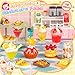 Alritz Making Miniature Food Toys Set Mini Desserts Drinks Maker Craft Kit DIY Simulated Strawberry Cake Pretend Play Food Set for Kids Teens Adults Ages 8 9 10 Birthday Party Gift - Image 4