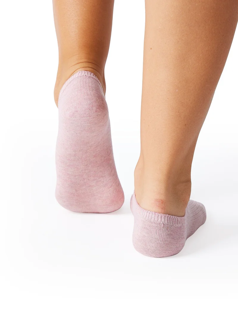 Prickly Pear Prickly Pear 3 x Ribbed  Ankle Socks, Pink