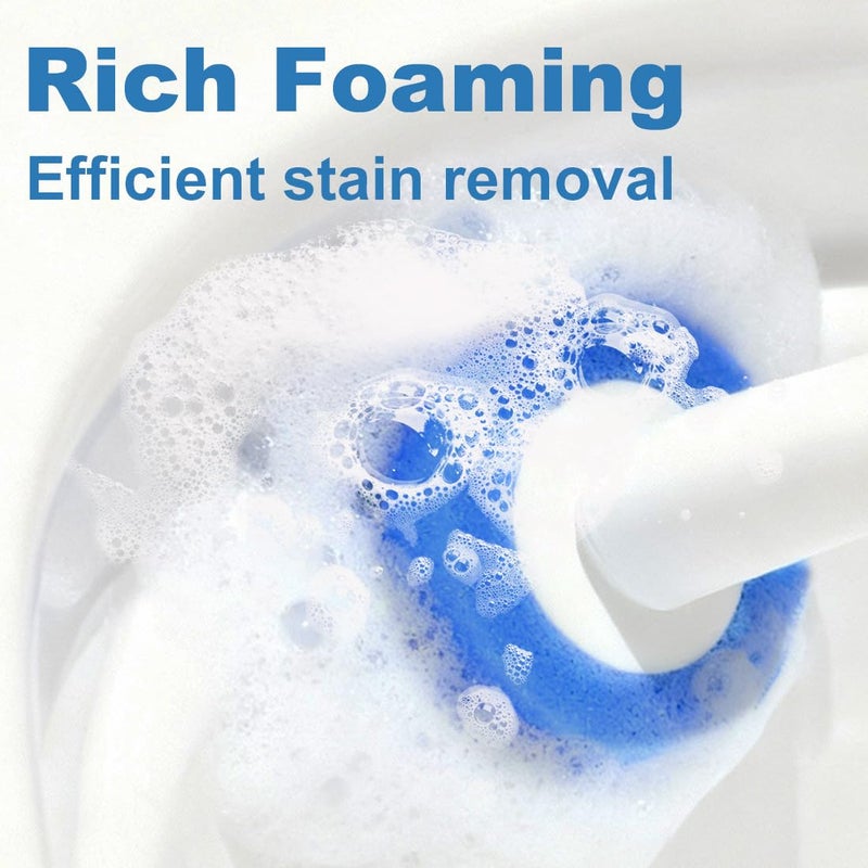 CQT Disposable Toilet Bowl Brush with Toilet Wand 20 Refill Heads, Toilet Bowl Cleaner Wands,Toilet Cleaning System Starter Kit(Wand+20 Refills) - Image 3