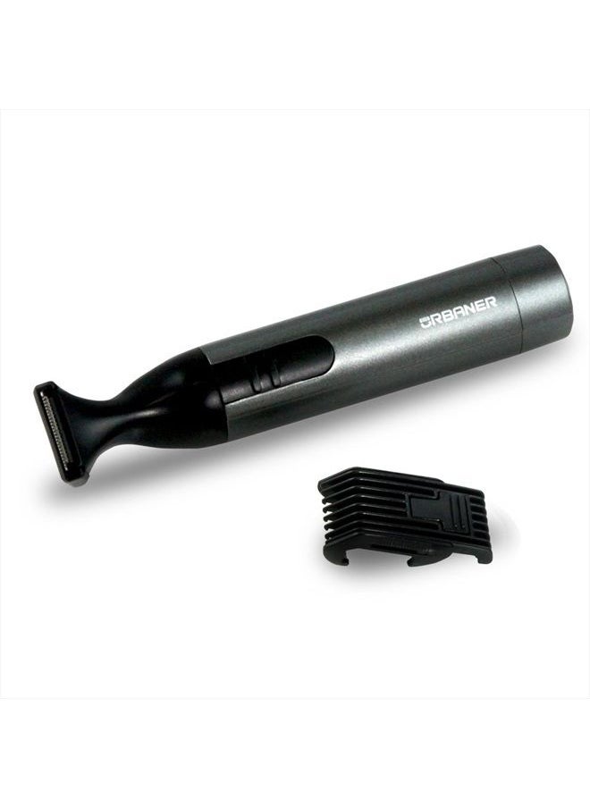 URBANER - Mustache Edger, Battery Operated, Waterproof Compact, Beard Trimmer for Men, Portable Clipper for Travel Grooming, MB-042 - Image 1
