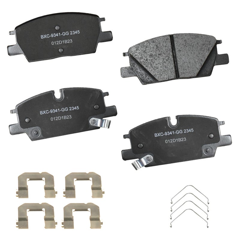 بنديكس وسادات فرامل أمامية سيراميكية Bendix Premium SBC2345 لسيارات كاديلاك CT4 (2021-2020)، شيفروليه إكوينوكس (2023-2021)، ماليبو (2023-2021)، جي إم سي تيرين (2022-2021) - Image 1