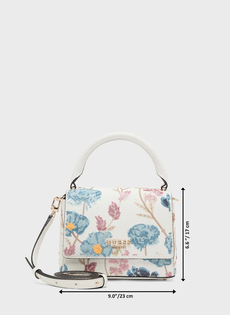 GUESS Zaria Top Handle Flap