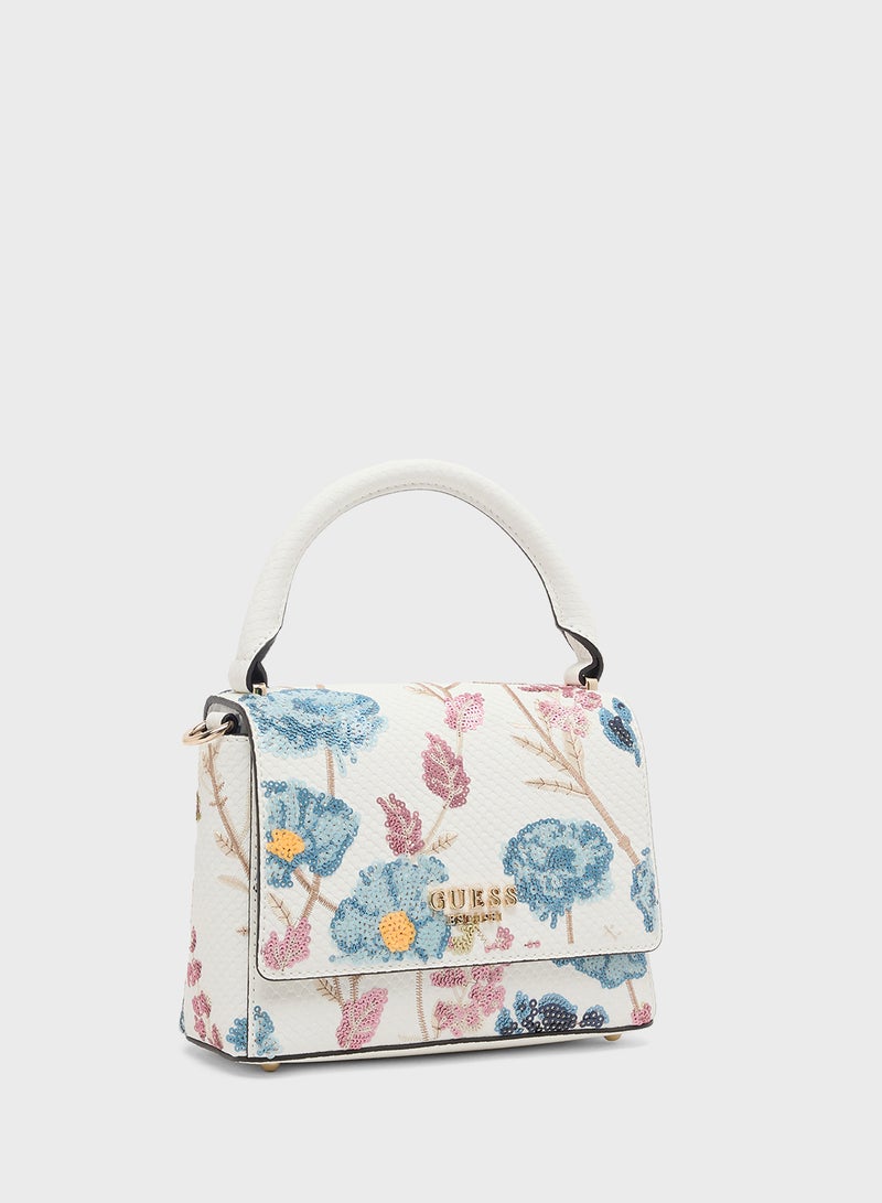 GUESS Zaria Top Handle Flap  - Image 3