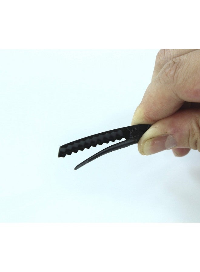All In One 50Pcs Small Size Hair Clip For Adults Diy (35Mm/1.37“ Black Flat Alligator Clips) - Image 3