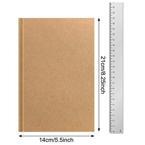 INNAXA Watercolor Paper Hardbound Diary Pack Of 2 (Brown), A5 - Image 3