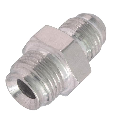 ICT Billet 6an Male Flare to 5/8-18 Inverted Flare Power Steering Adapter Fitting Thread Connector Fluid Designed & Manufactured in the USA Bare Aluminum F06AN625IF - Image 4