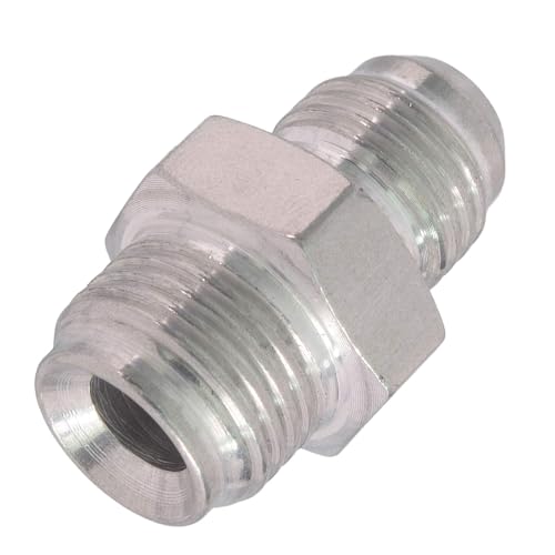 ICT Billet 6an Male Flare to 5/8-18 Inverted Flare Power Steering Adapter Fitting Thread Connector Fluid Designed & Manufactured in the USA Bare Aluminum F06AN625IF - Image 5