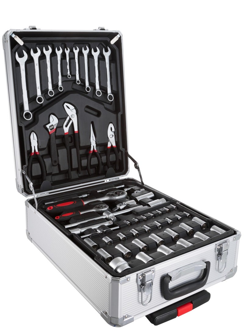 Tool Set with Tool Trolley Essential Kit for Car House and Electronics Repairs - Image 2