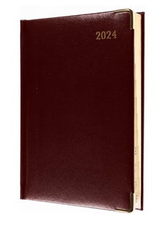 Collins Classic 2024 Diary Compact Day a Page Business Planner (with Appointments) - Business Planner and Organiser - January to December 2024 Diary - Daily - Red - 1250V.15-24