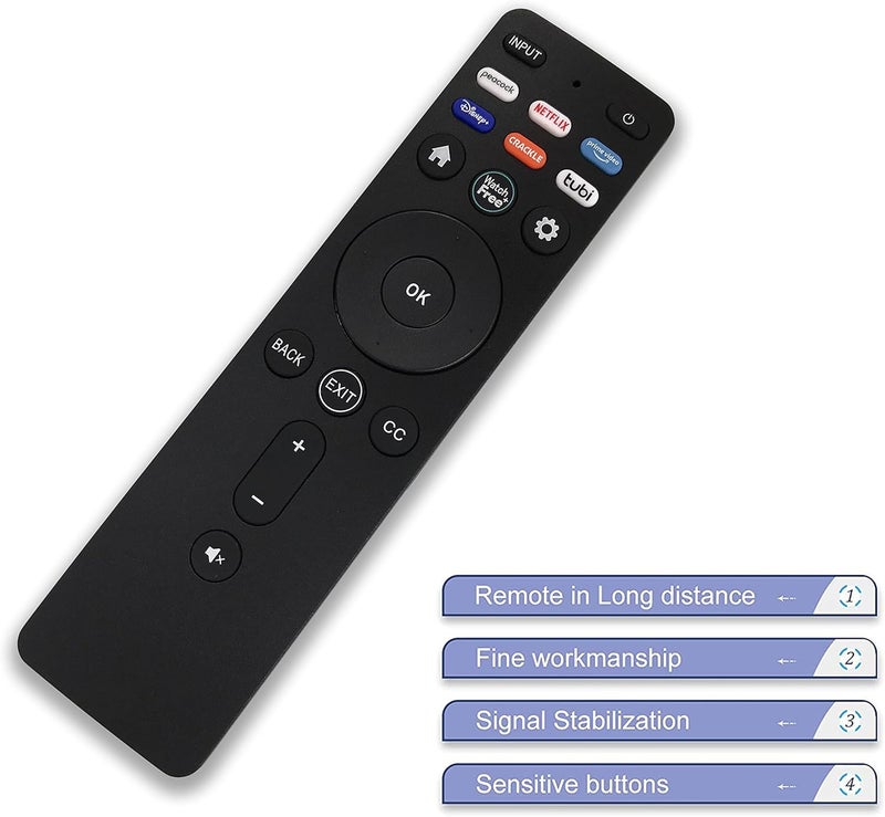 LOMCA Replacement Remote Control XRT260 for Vizio V-Series M-Series Smart TV V505-J01 M50Q7-J01 V555-J01 M55Q7-J01 M65Q7-J01 - Image 2