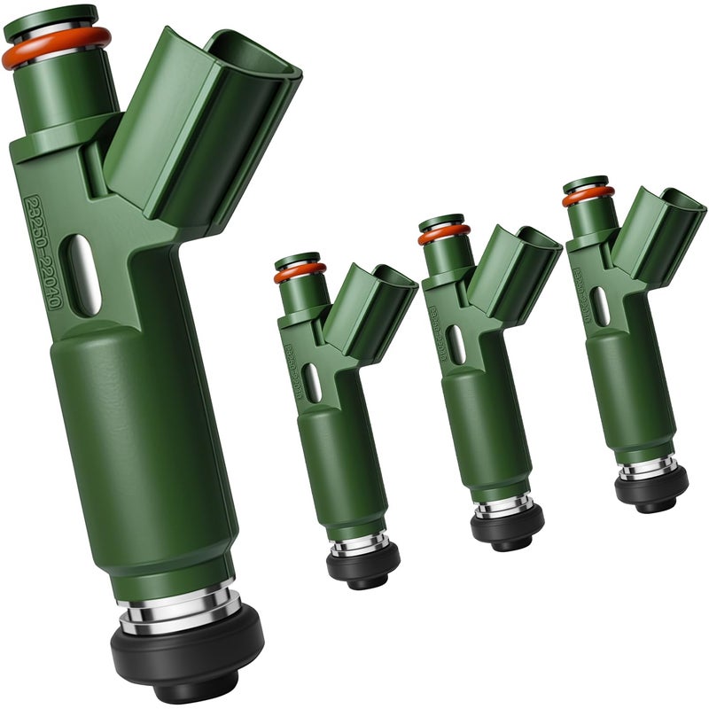 SeyPon Set of 4 Upgraded Fuel Injectors Fit for L4 18L Toyota Corolla 20002004 Matrix 20032006 Celica MR2 Spyder for Chevy Prizm 20002002 for Pontiac Vibe OEM 232500D040 94859505 - Image 2