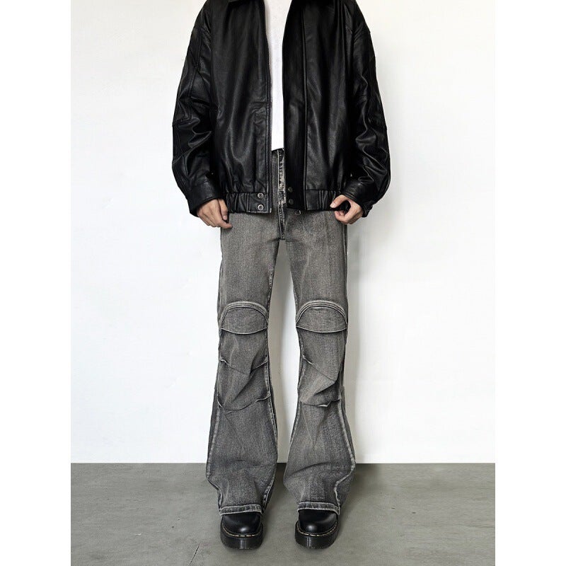 Unisex Casual Daily Denim Jeans - Image 3