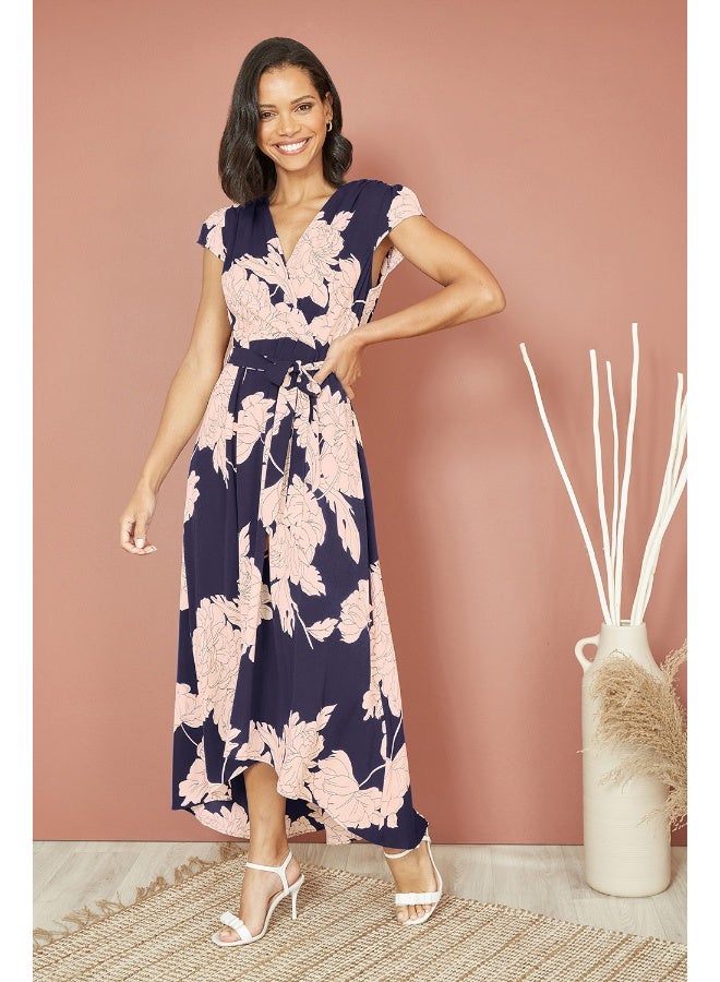 MELA LONDON Floral Print Midi Dress - Image 4