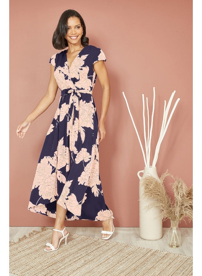 MELA LONDON Floral Print Midi Dress - Image 3