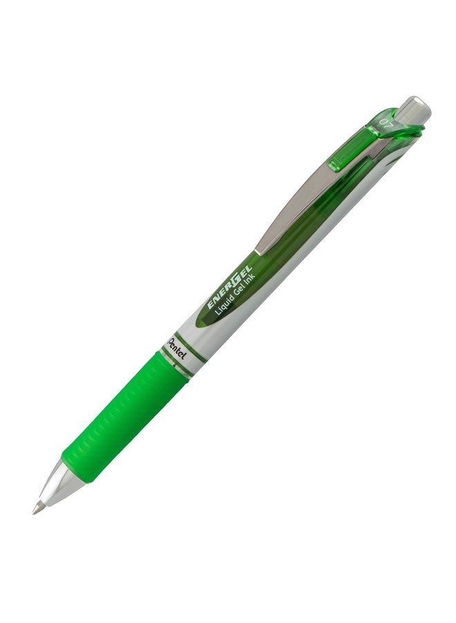 بنتل قلم جل سائل قابل للسحب من Energel Rtx، (0.7 مم) بطرف معدني، خط متوسط، حبر متنوع، عبوة من 8 قطع (Bl77Bp8M1) - Image 2