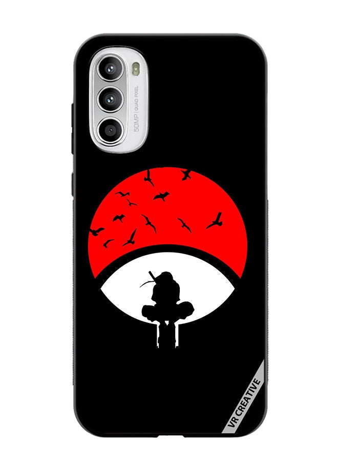 VR CREATIVE Protective Case Cover For Motorola Moto G82 Itachi Moon Design Multicolour - Image 1