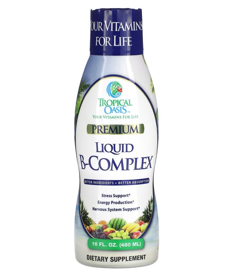 Tropical Oasis Premium Liquid B-Complex 16 fl oz (480 ml)