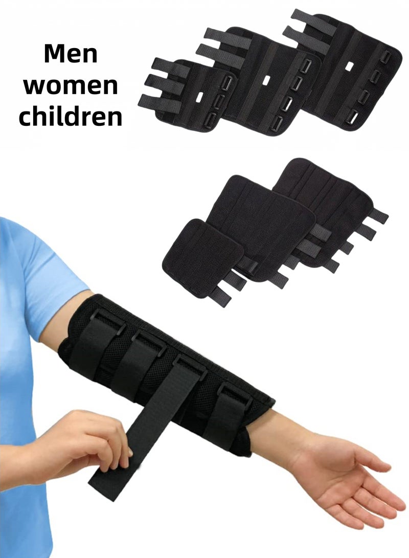 Angola Panda Arm、Elbow Splint Tendonitis Elbow Brace Ulnar Nerve Cubital Tunnel Brace for Sleeping Elbow Immobilizer Arm Splint Support for Pain Relief Arthritis Elbow Sleeve Tennis Brace for Men、Women、kids，With support strips - Image 1