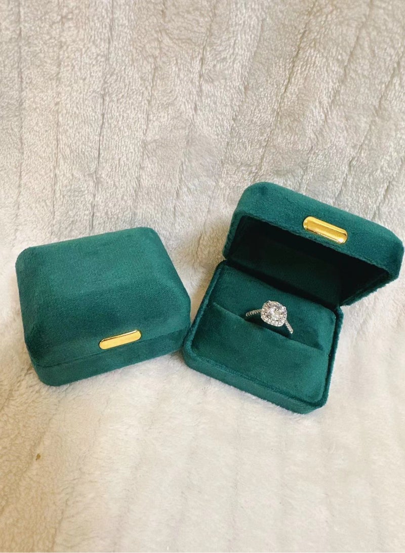 سنسيب مجموعة خواتم زركونيا مكعبة قابلة للتعديل للنساء - مظهر مصمم ملكي مع صندوق هدايا فاخر - Image 5