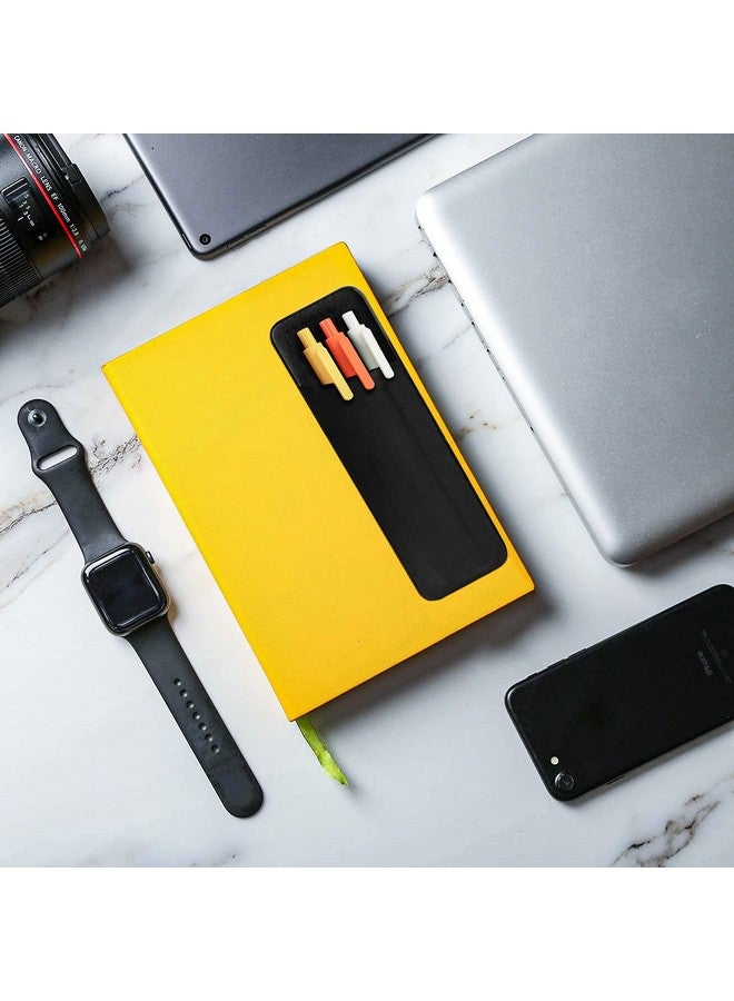 Epessa Stick-On Pen Holder For Notebook, Adhesive Pencil Sleeve Pouch For Hardcover Journals, Planners, Notebooks, Reusable Pen Pocket Organizer Easy To Remove (1 Pack) - Image 5