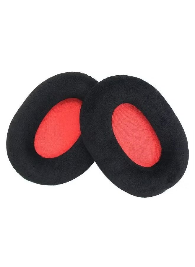 X-level Headphone Cover,Earphone Dust Guards,High Quality Headrest Replacement Breathable Ear Pads with Kingston HyperX Cloud II/III (Black) Earmuffs,HyperX Cloud 2/3 Ear Pads  - Image 5