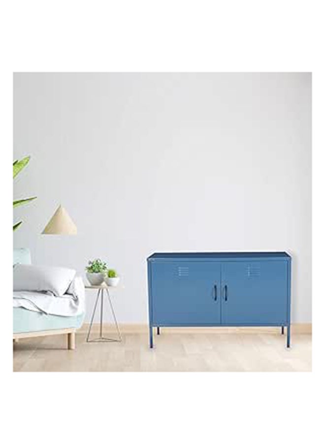 RIGID Steel Storage Cabinet with 2 Door & 3 Shelf  Blue 64x100x40cm  - Image 4