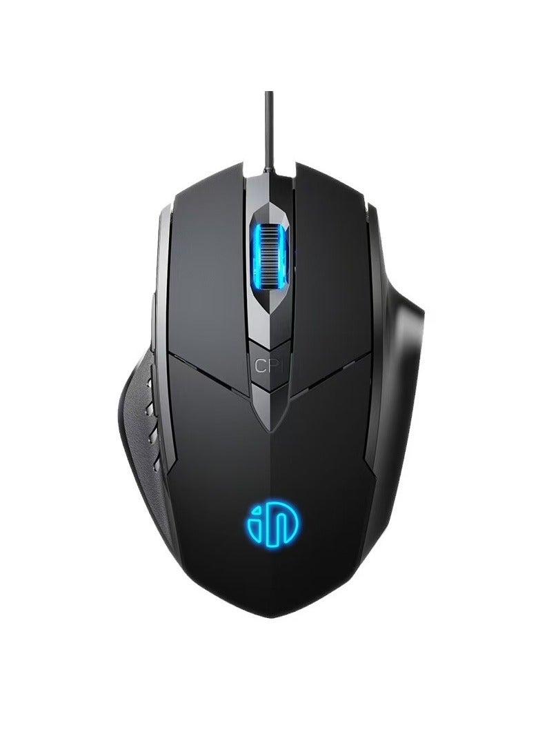inphic PW1H wired silent luminous e-sports office mouse - Image 2