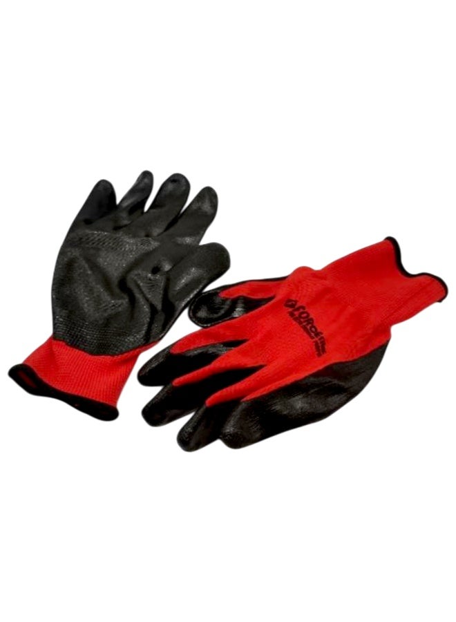 قفازات عمل واقية مغطاة بالمطاط للمهام الشاقة - مقاس 10 XL - Image 2