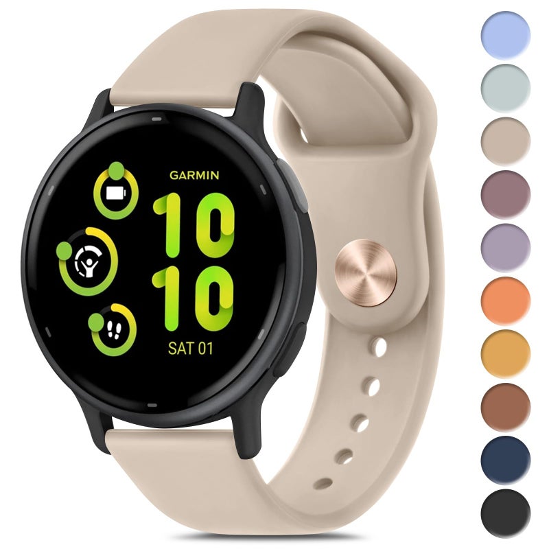Meliya Bands Compatible with Garmin Vivoactive 5 Vivoactive 3 Watch Band Garmin Venu 2 Plus Venu Sq Venu Watch Bands Women Men Soft Silicone Sport Replacement Strap for Garmin Vivoactive 5 - Image 3