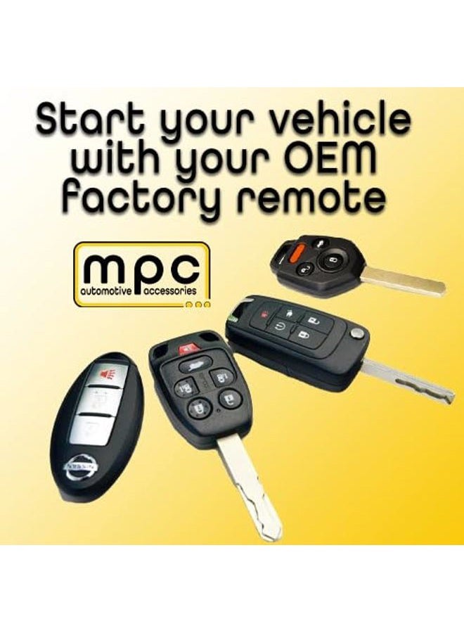 MPC Remote Start for 2014-2017 Dodge Durango, 2011-2017 Journey, 2014-2017 Jeep Grand Cherokee |Gas| |Push to Start| Plug-n-Play - Uses Factory Key - Image 4