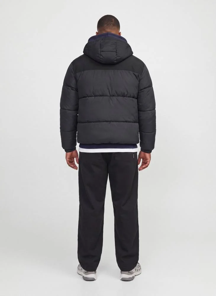 JACK & JONES Casual Puffer Hood Jacket