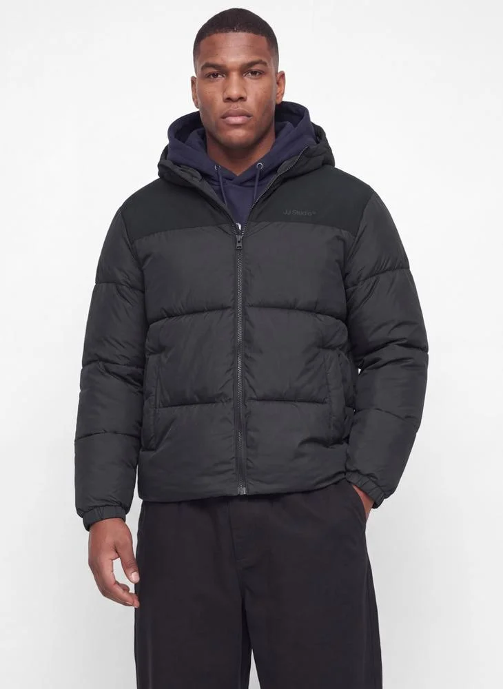 JACK & JONES Casual Puffer Hood Jacket
