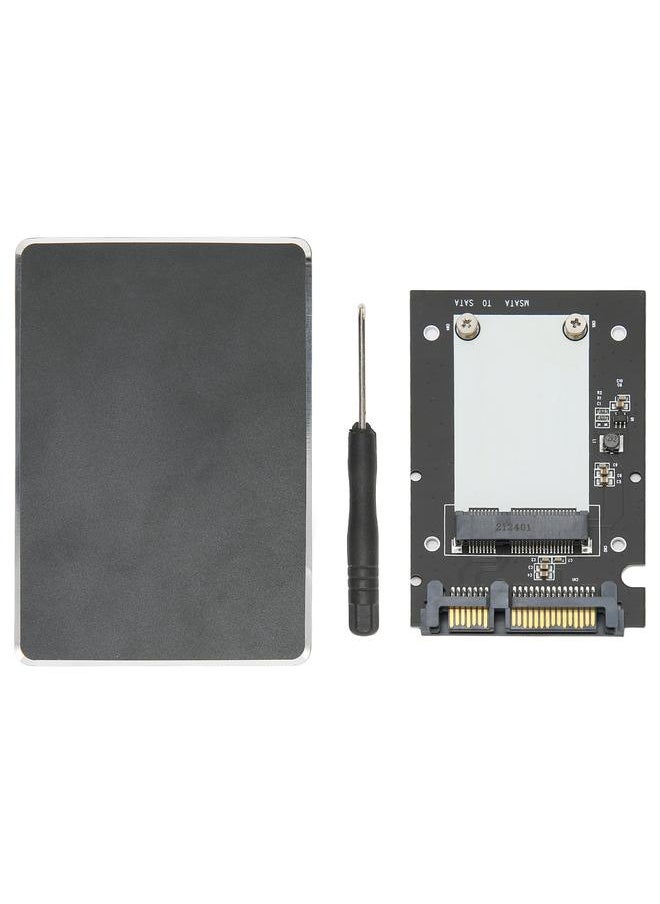 Thoraya S108-Anwintek SSD Adapter Box mSATA to SATA III 2.5-inch SSD Aluminum Alloy Hard Drive Box  - Image 1