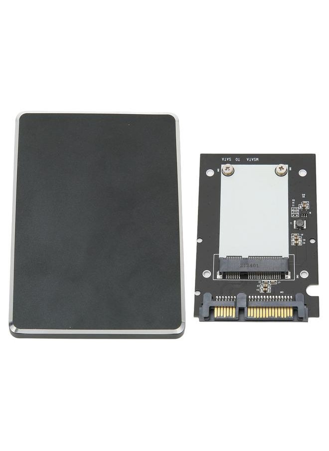 Thoraya S108-Anwintek SSD Adapter Box mSATA to SATA III 2.5-inch SSD Aluminum Alloy Hard Drive Box  - Image 3