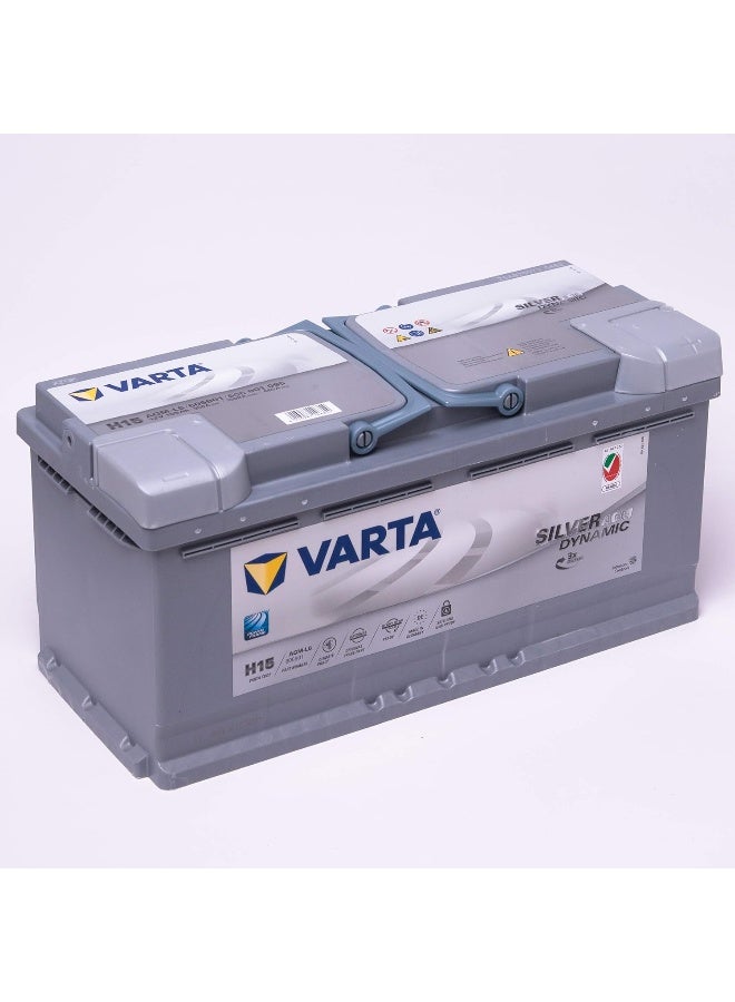 فارتا بطارية VARTA 12V DIN 105AH AGM - Image 2