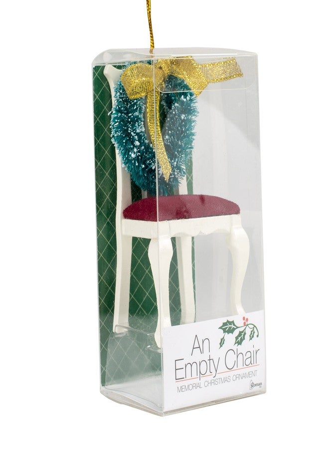 Roman, Inc. "Chair with Wreath" Memorial Ornament - Image 3