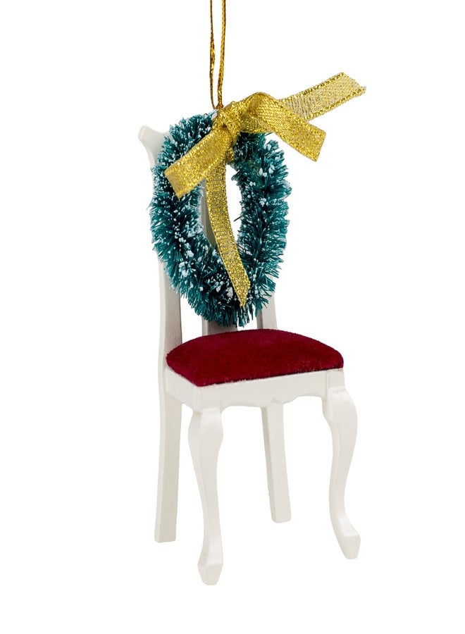 Roman, Inc. "Chair with Wreath" Memorial Ornament - Image 1