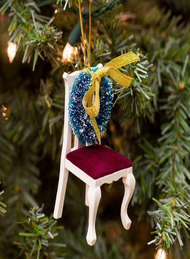 Roman, Inc. "Chair with Wreath" Memorial Ornament - Image 2