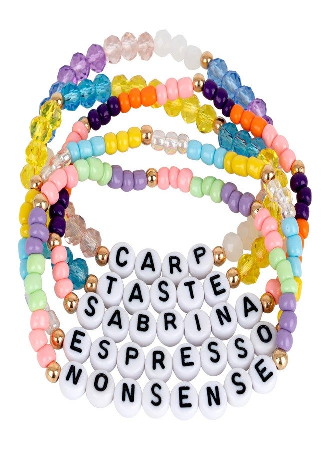 KINFERTE for S Merch Gifts Inspired Bracelets Concert Outfit Album vinyl Poster Shirt 5 Sets Stackable Stretch Friendship Bracelets Merchandise Jewelry Birthday Gifts for S Fans Women - Image 1
