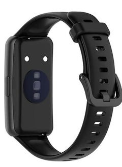 Generic Huawei Band 7 Sport Soft Silcon Replacement Strap - Black  - Image 3