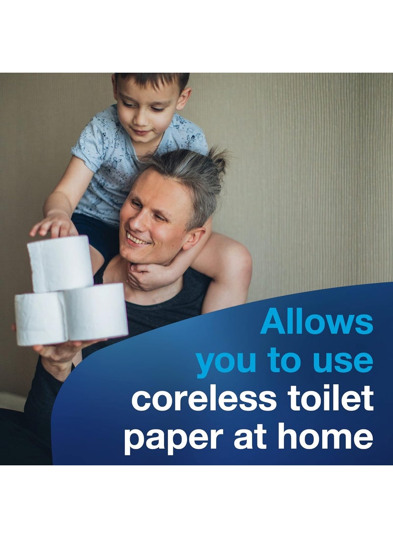Tork Tork Coreless Spindle Adapter for Homestyle Toilet Paper Holders Installs in Seconds Fits T7 Coreless Toilet Paper 2 Count  - Image 5