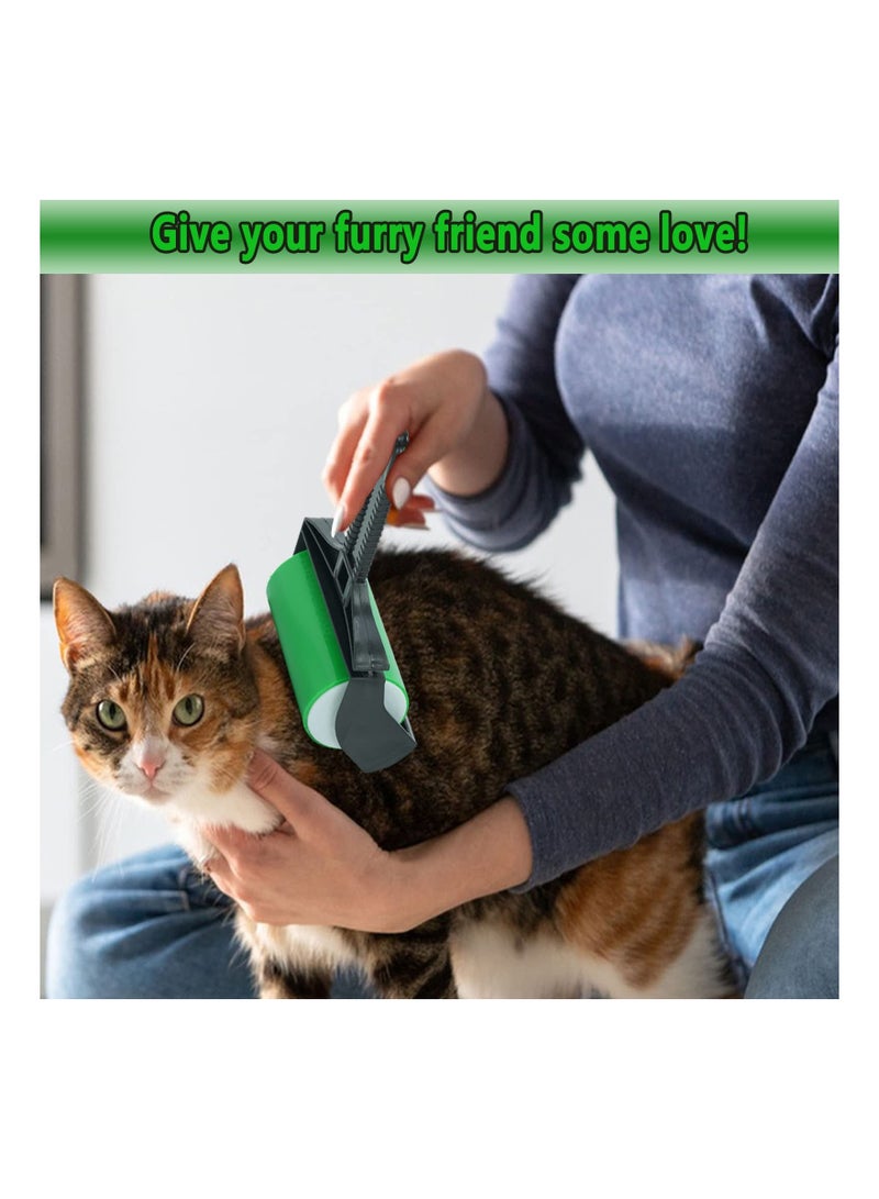 NIBEMINENT Reusable Lint Roller, Washable Pet Hair Remover Stick it Roller Home Couch Cleaning Tool Clothes Lifter for Crumbs Car Multi-Surface  - Image 5