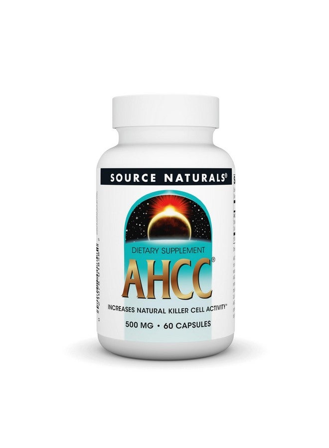 Source Naturals AHCC Increases Natural Killer Cell Activity* 500mg - 60 Capsules - Image 1