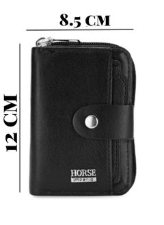 Horse Leather light easy portable cards holder wallet  - Image 3