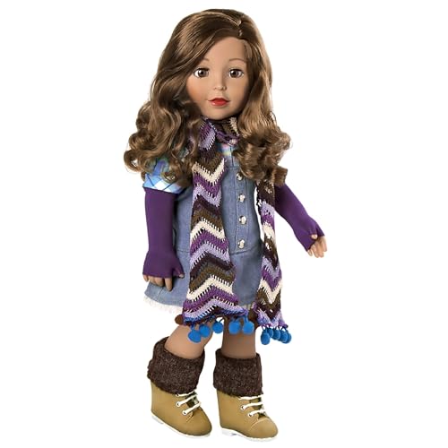 Adora Amazing Girls - 18” Fashion Doll, Poseable Limbs, Rooted Hair for Styling, Open and Close Eyes, Soft Huggable Body Stylish Playmate (Ava) - Image 1