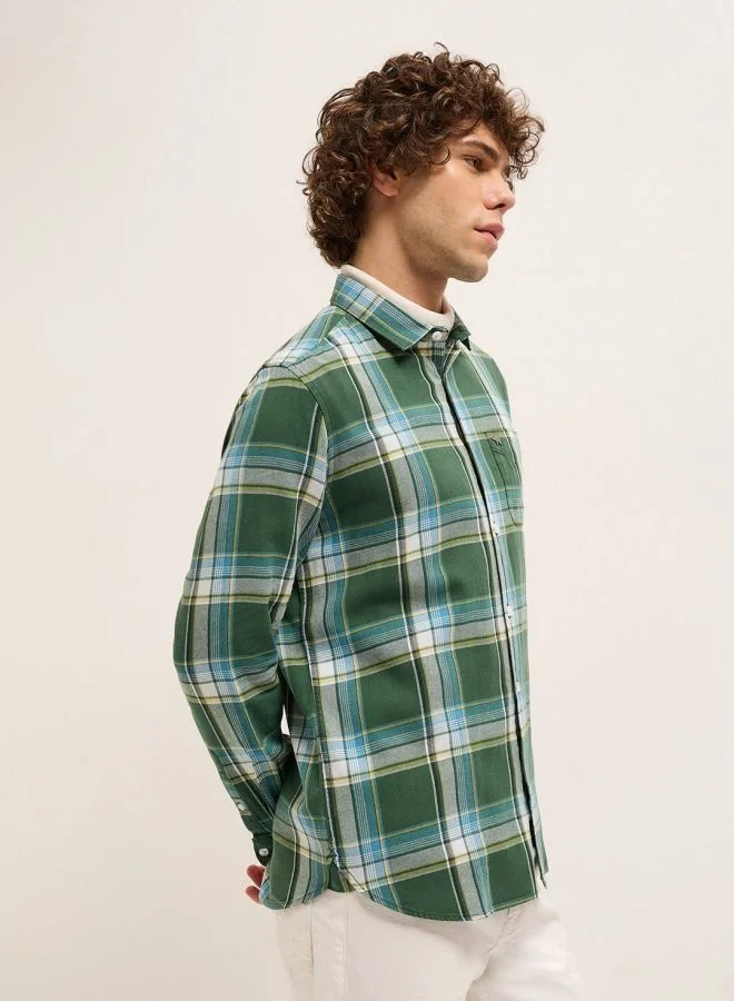 THE BEAR HOUSE Men's Shirt for Casual and Formal Wear | Classic Button-Down Style for Office, Daily Use, Travel, Events & All-Season Outfits | Versatile & Stylish Wardrobe Essential for Every Occasion
